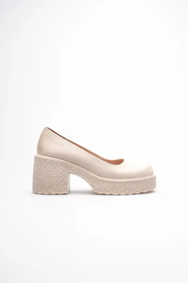 Kadın Bej Süet Günlük Ayakkabı BUCCA06MS04F