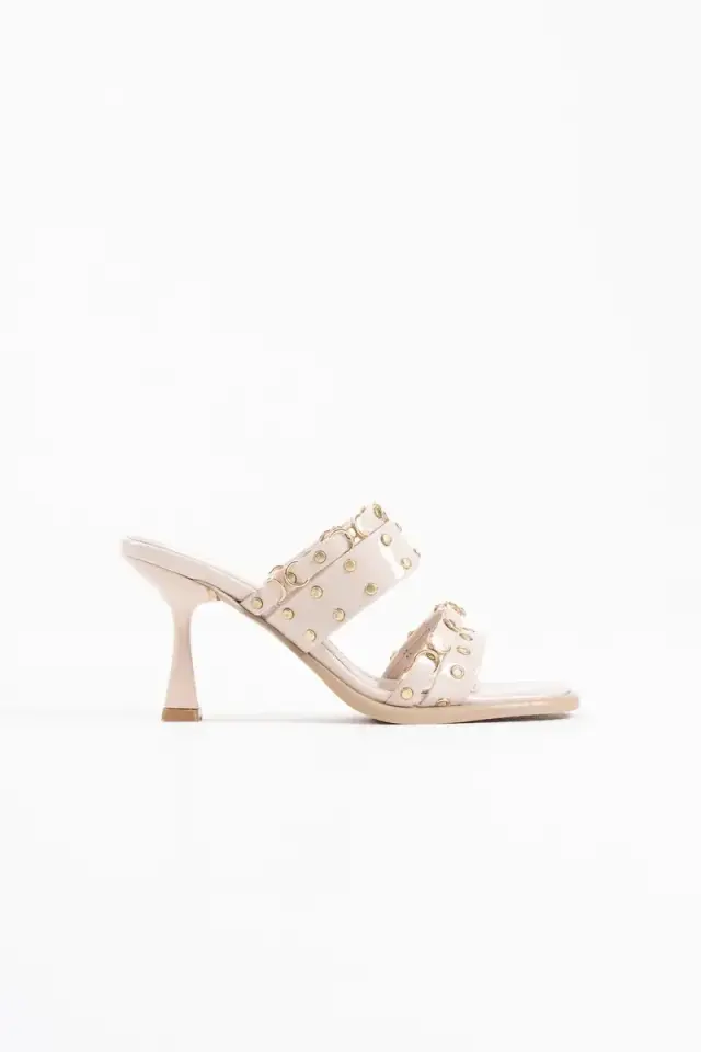 Topuklu Kadın Bej Terlik BUCCA02MY03B