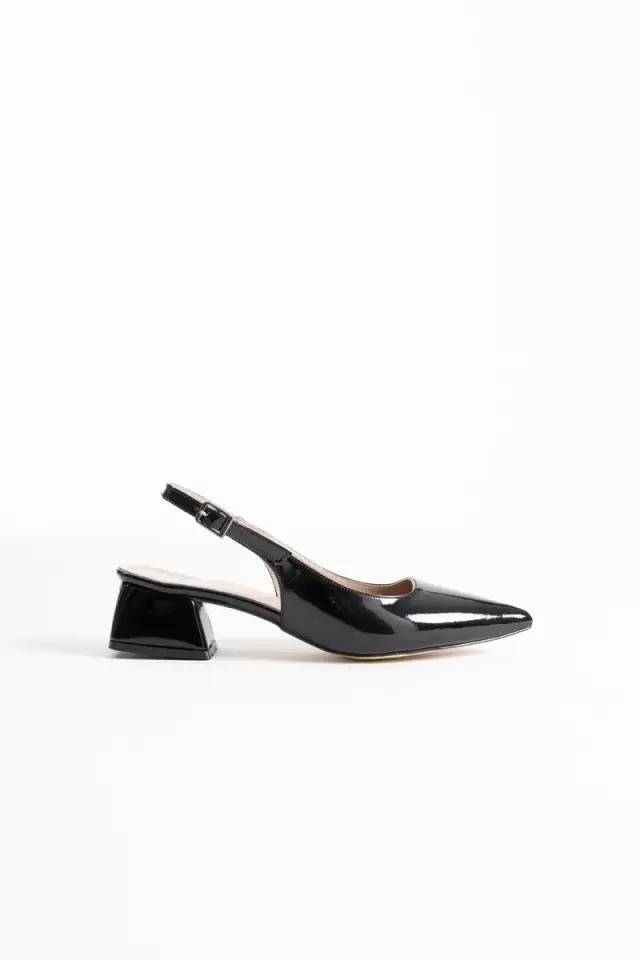 Siyah Rugan Kadın Ayakkabı BUCCA16MS04F