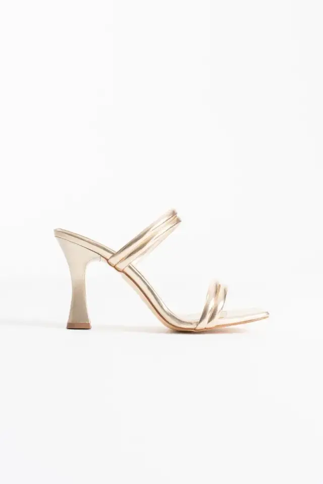 Kadın Altın Topuklu Terlik BUCCA20MY20E