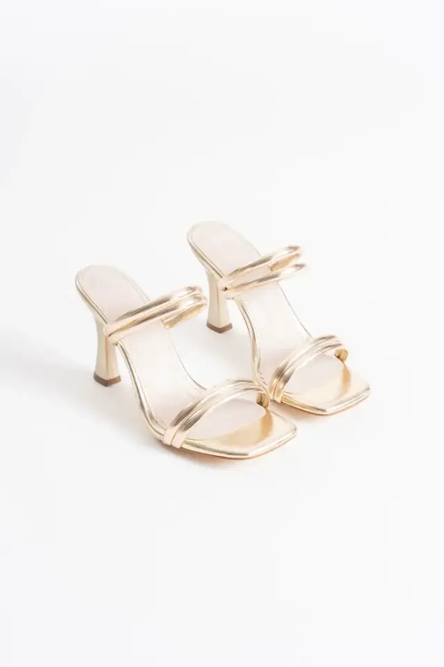 Kadın Altın Topuklu Terlik BUCCA20MY20E