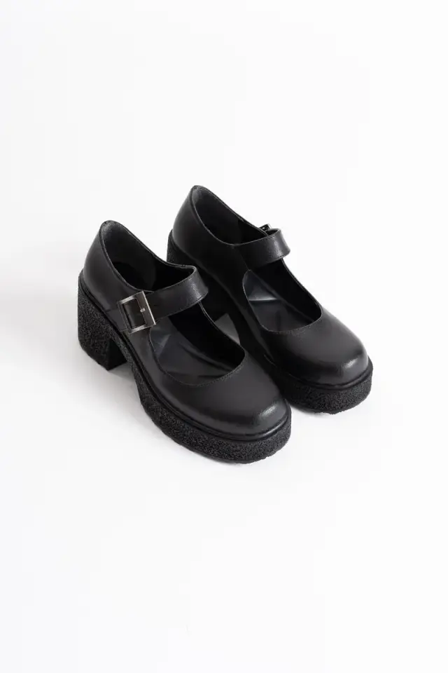 Kadın Siyah Günlük Ayakkabı BUCCA06MS05C