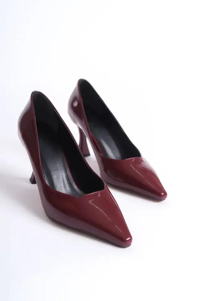 Kadın Bordo Rugan Stiletto BUCCA08MS27C