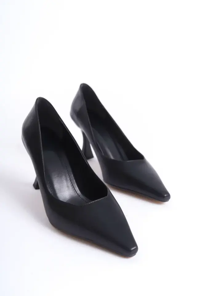 Mat Siyah Kadın Stiletto Ayakkabı | BUCCA