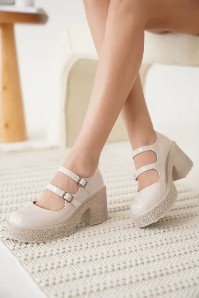 Kadın Bej Günlük Ayakkabı BUCCA06MS07B