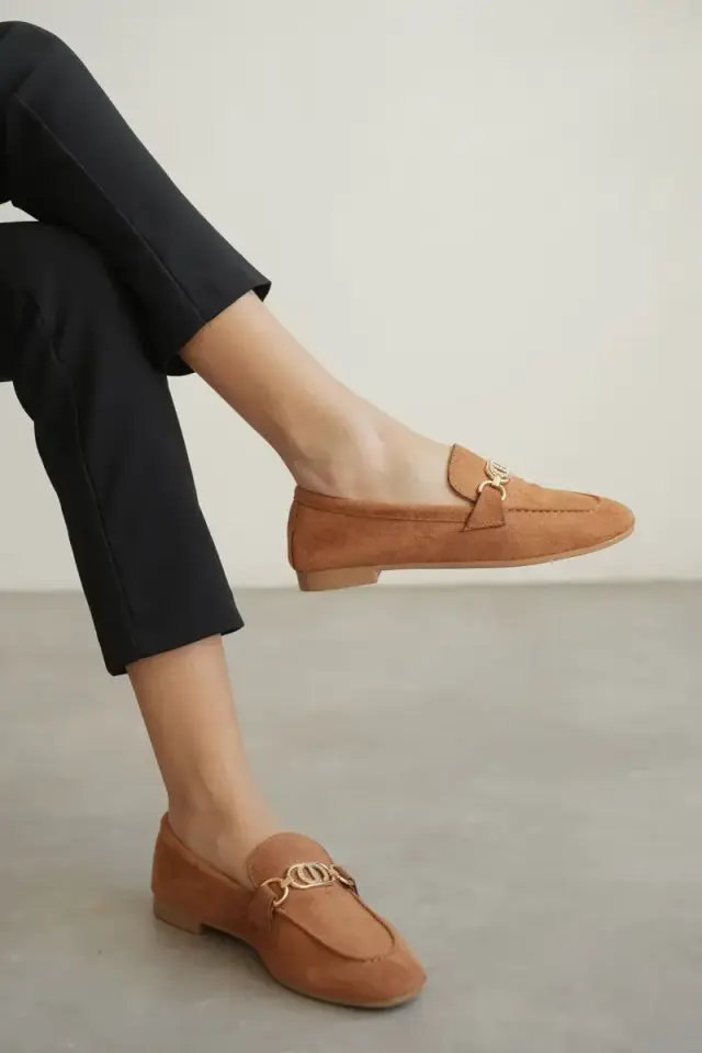 Kadın Süet Taba Günlük Ayakkabı BUCCA27MS01C