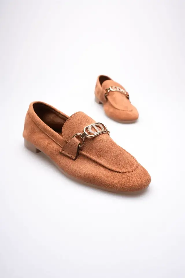 Kadın Süet Taba Günlük Ayakkabı BUCCA27MS01C