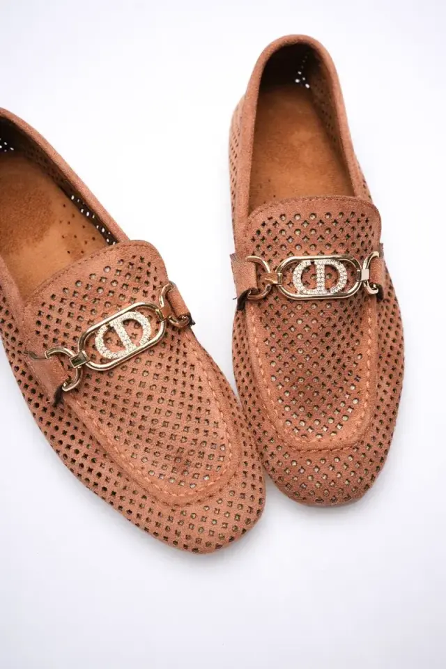 Kadın Süet Taba Günlük Ayakkabı BUCCA27MS02C