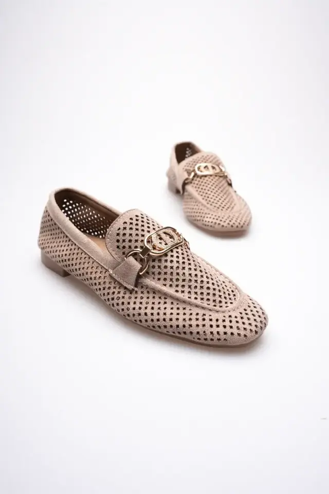 Kadın Süet Vizon Günlük Ayakkabı BUCCA27MS02D