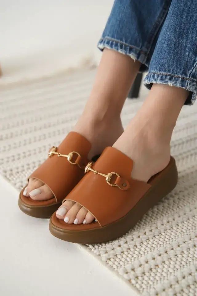 Taba Hakiki Deri Terlik BUCCA31MY62D