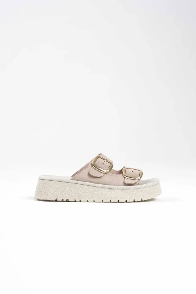 Bej Cilt Terlik BUCCA14MY01B