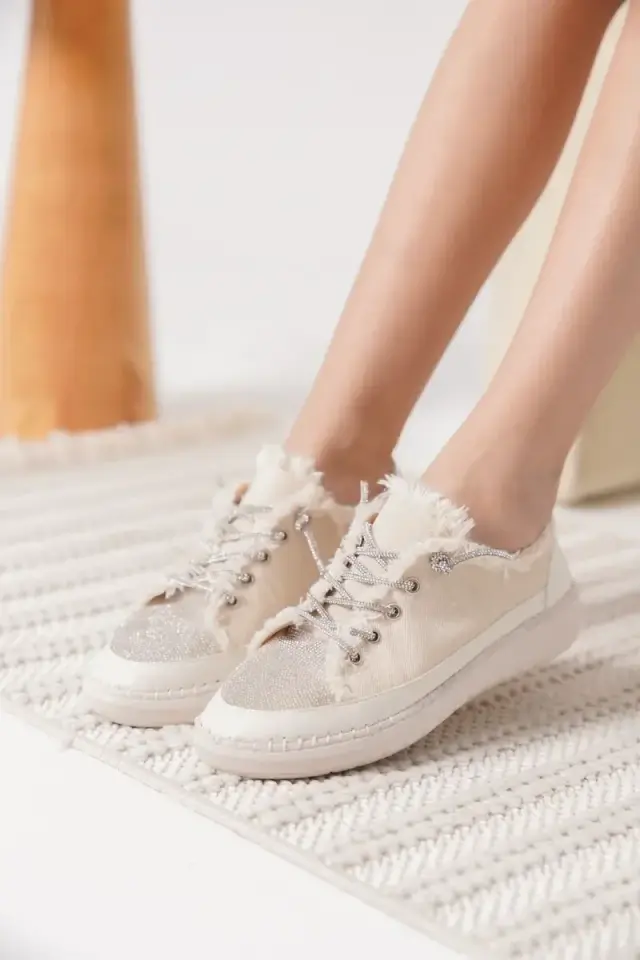 Bej Kadın Günlük Ayakkabı BUCCA19MS01B