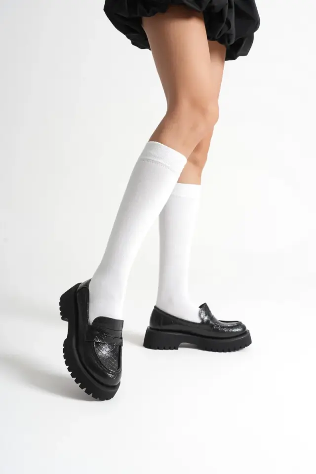 Siyah Kadın Loafer | BUCCA