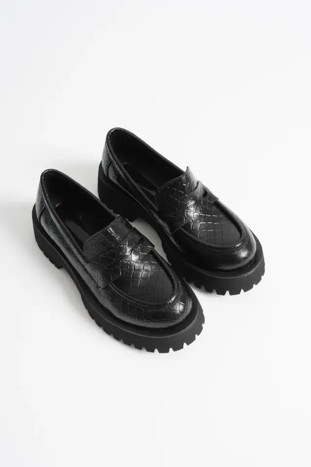 Siyah Kadın Loafer | BUCCA