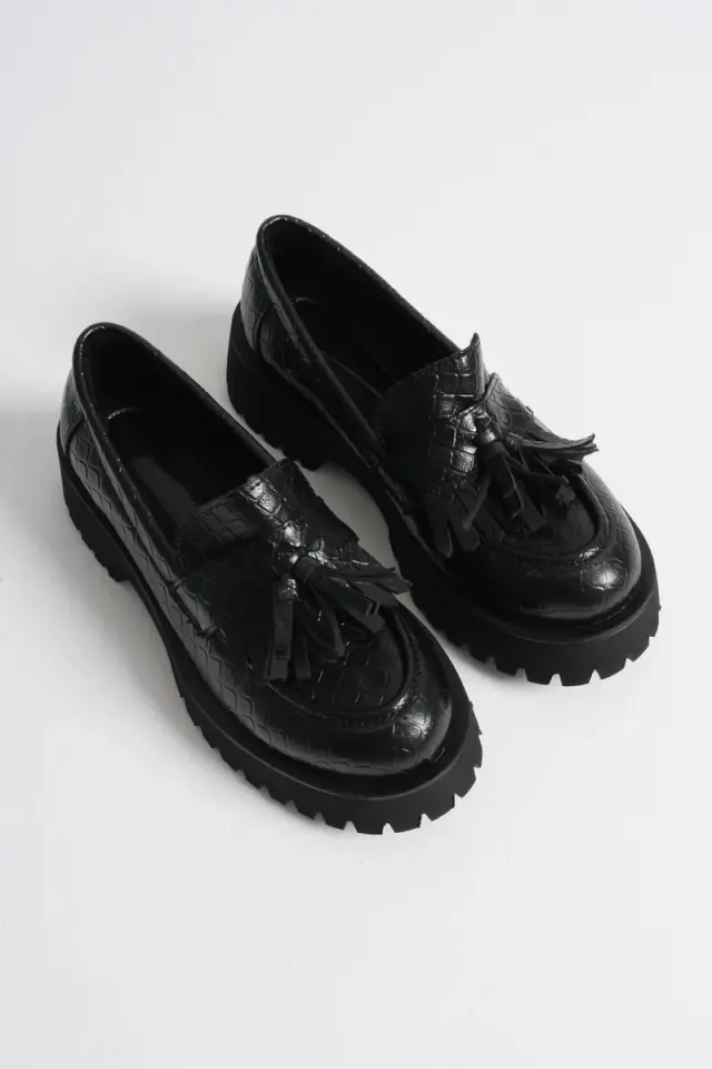 Siyah Kadın Loafer | BUCCA
