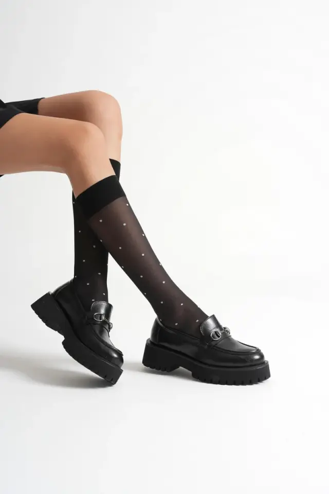 Siyah Kadın Loafer | BUCCA