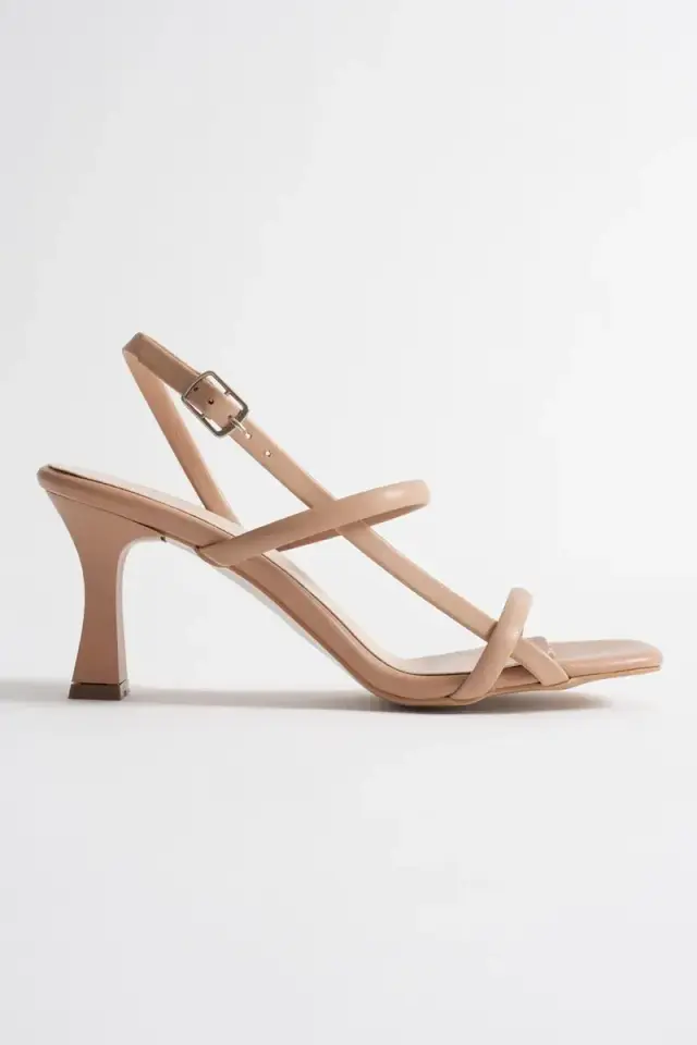 Kadın Nude Topuklu Sandalet BUCCA12MY06E