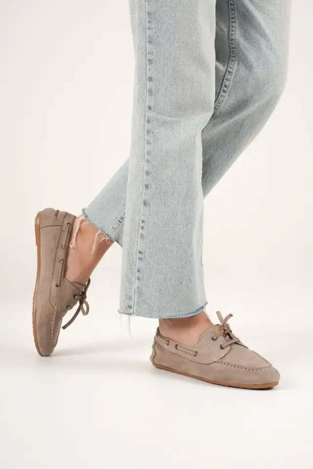 Kadın Vizon Günlük Süet Ayakkabı BUCCA27MS06D