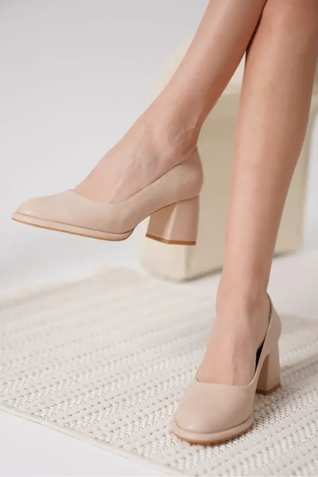 Nude Cilt Kadın Stiletto Ayakkabı | BUCCA